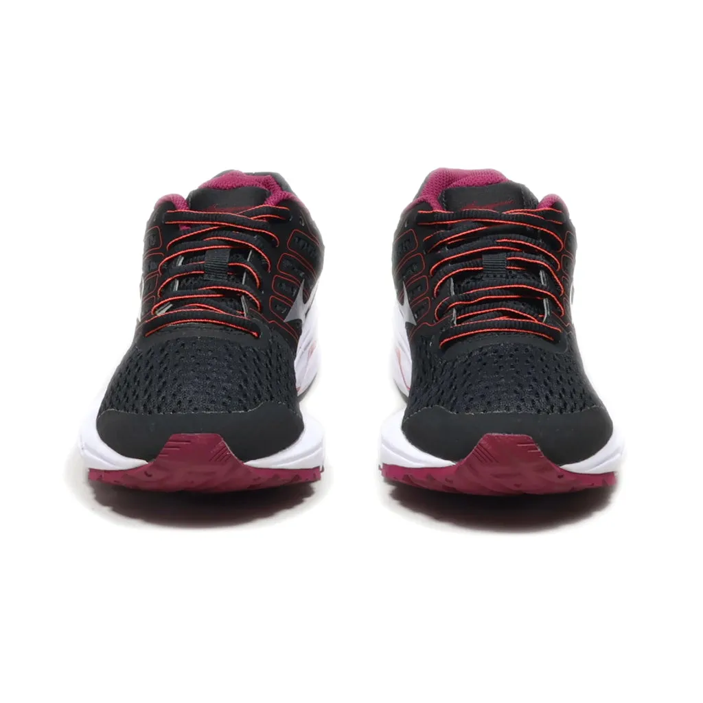 Brooks Sport Shoes Leather Black Colour For Women