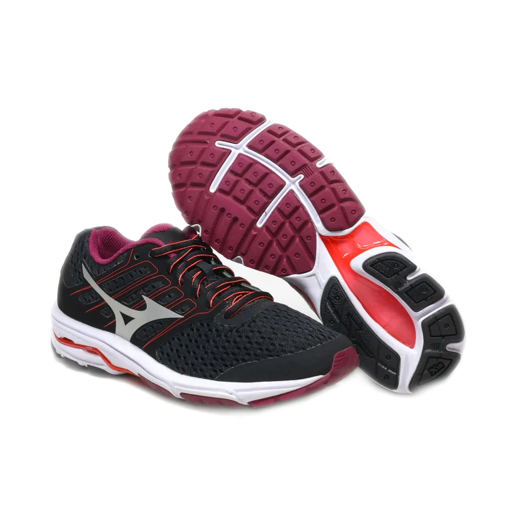 Brooks Sport Shoes Leather Black Colour For Women
