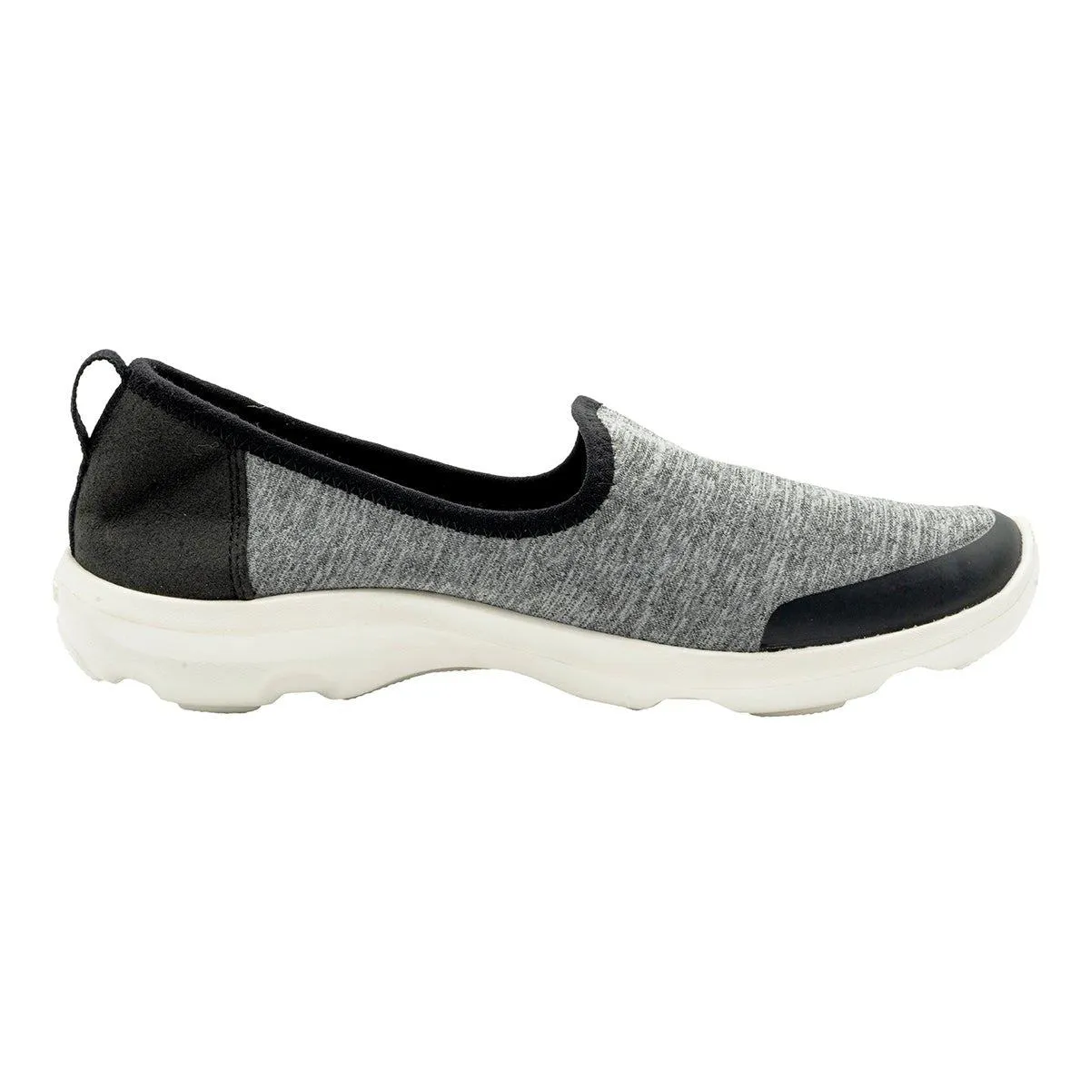 Crocs Busy Day Heather Loafers Fabric Grey Colour For Women