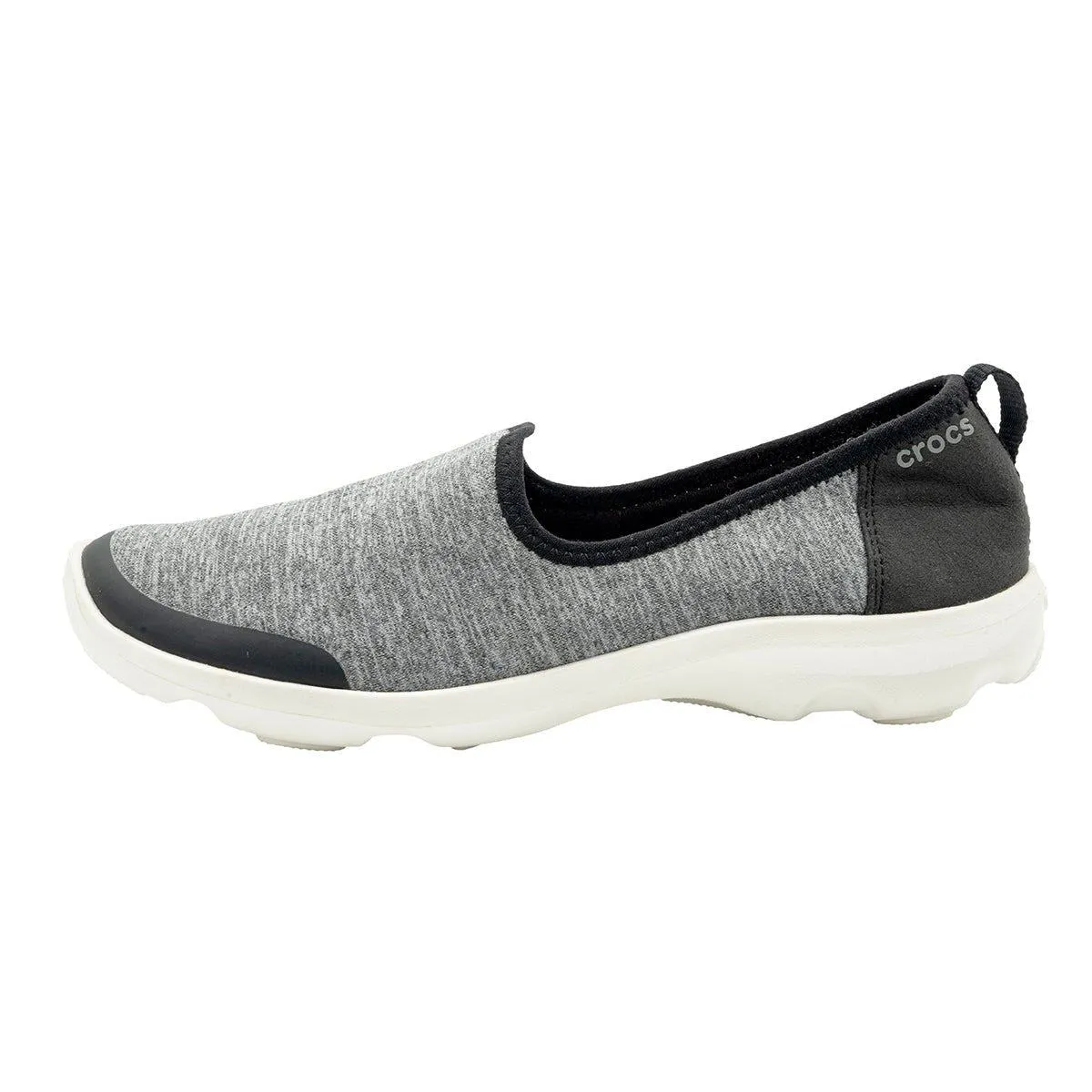 Crocs Busy Day Heather Loafers Fabric Grey Colour For Women