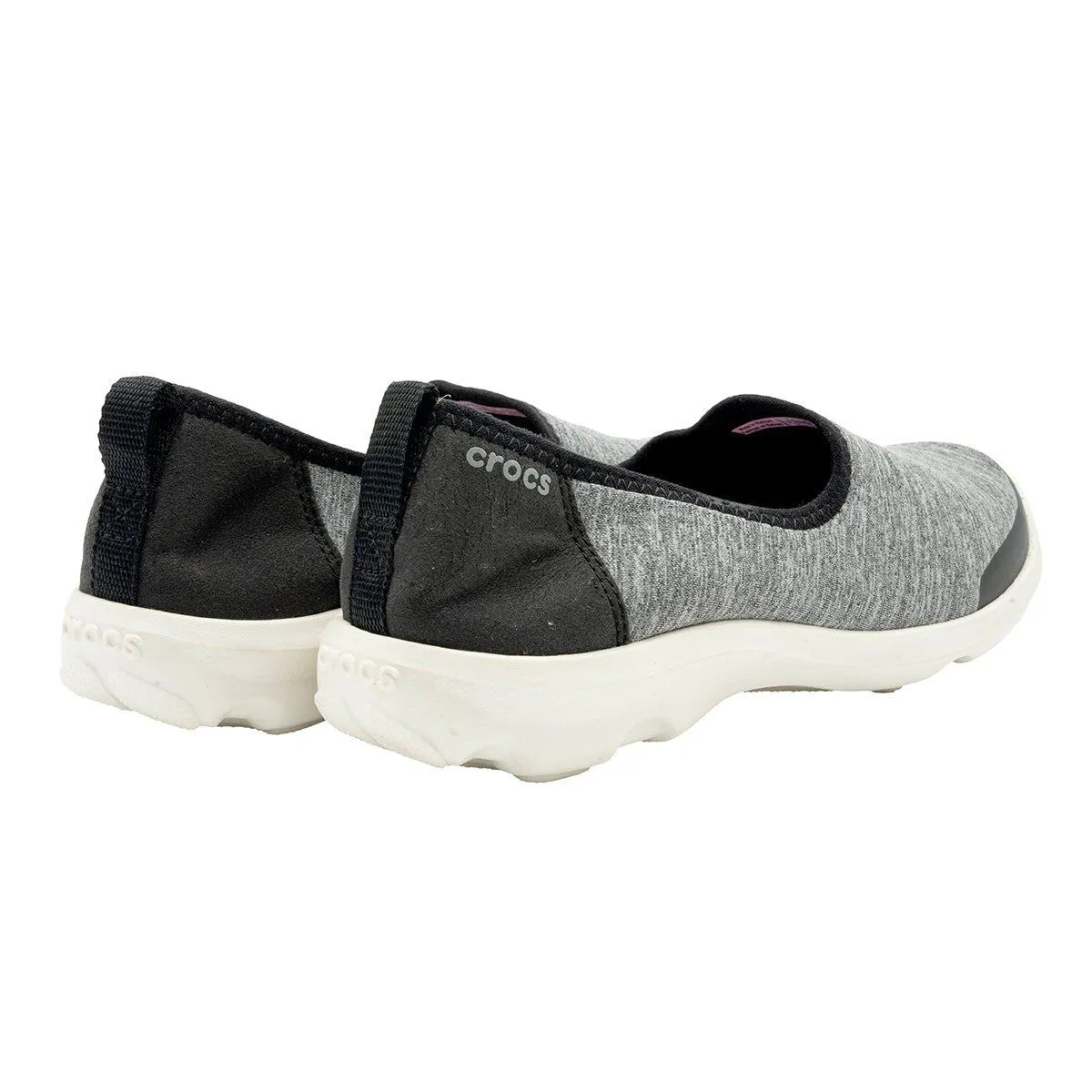 Crocs Busy Day Heather Loafers Fabric Grey Colour For Women