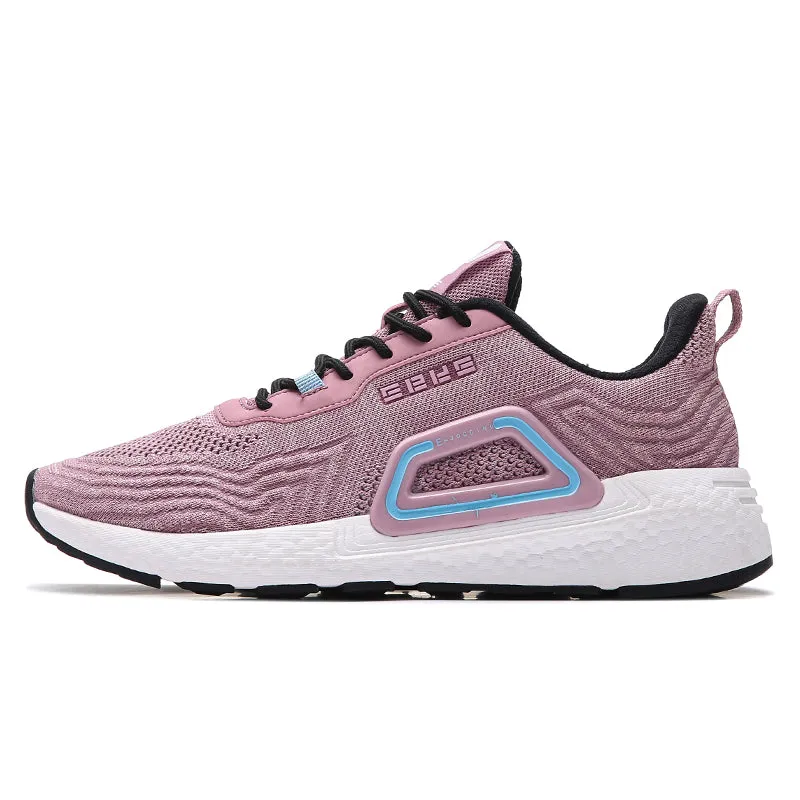 Erke Jogging Women Running Shoes Dark Pink 12120120145-203