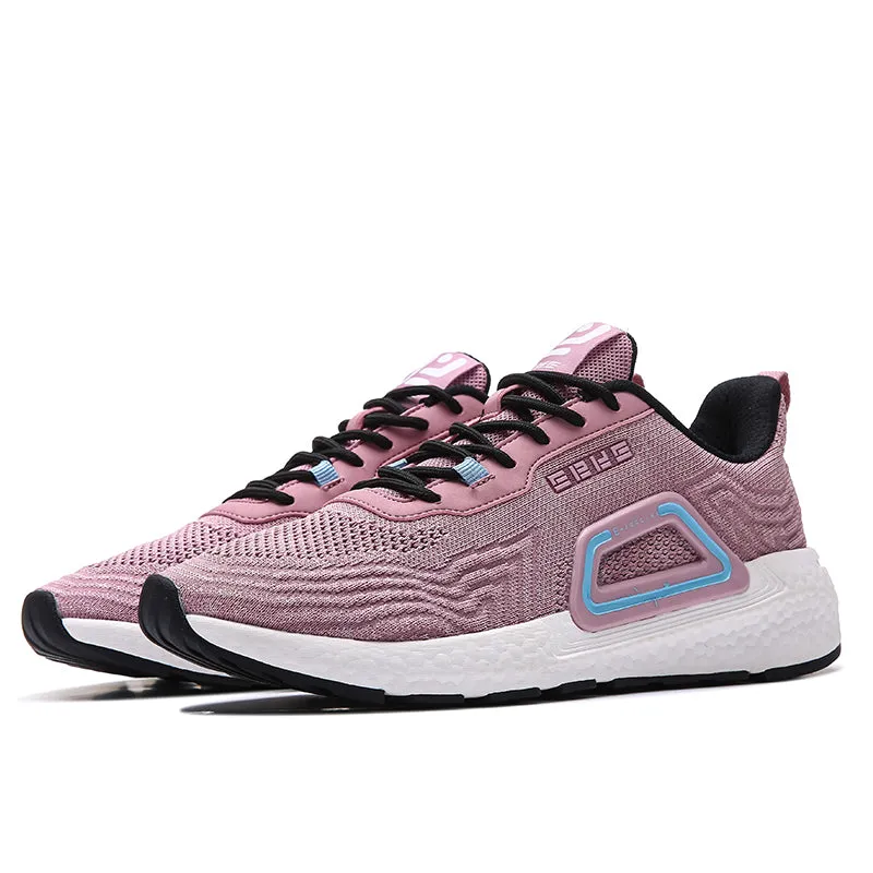 Erke Jogging Women Running Shoes Dark Pink 12120120145-203