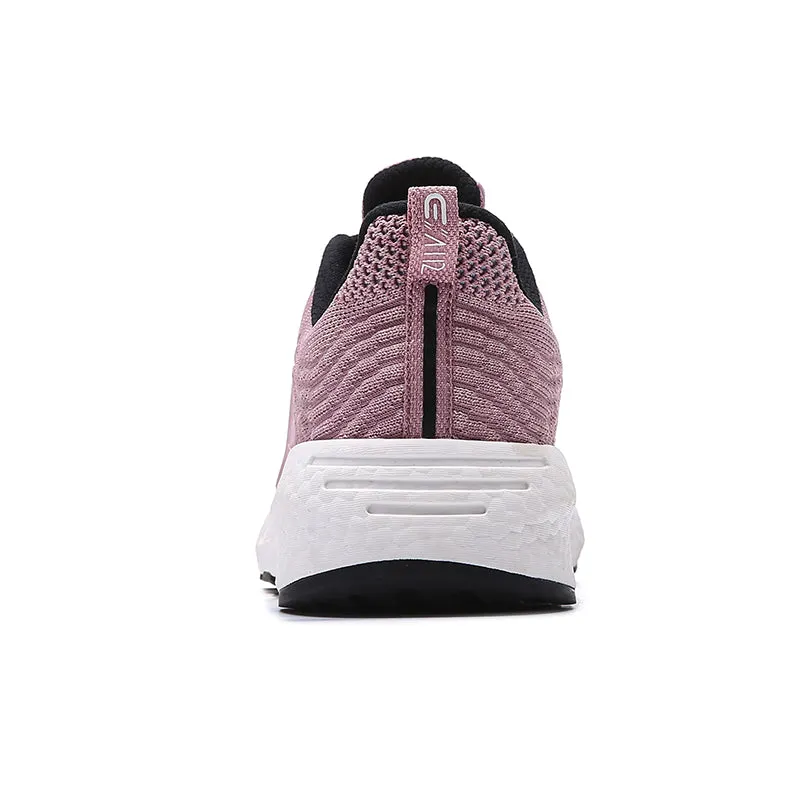 Erke Jogging Women Running Shoes Dark Pink 12120120145-203