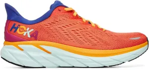 HOKA ONE ONE Mens Clifton 8 Mesh Fiesta Bluing Trainers 11 US