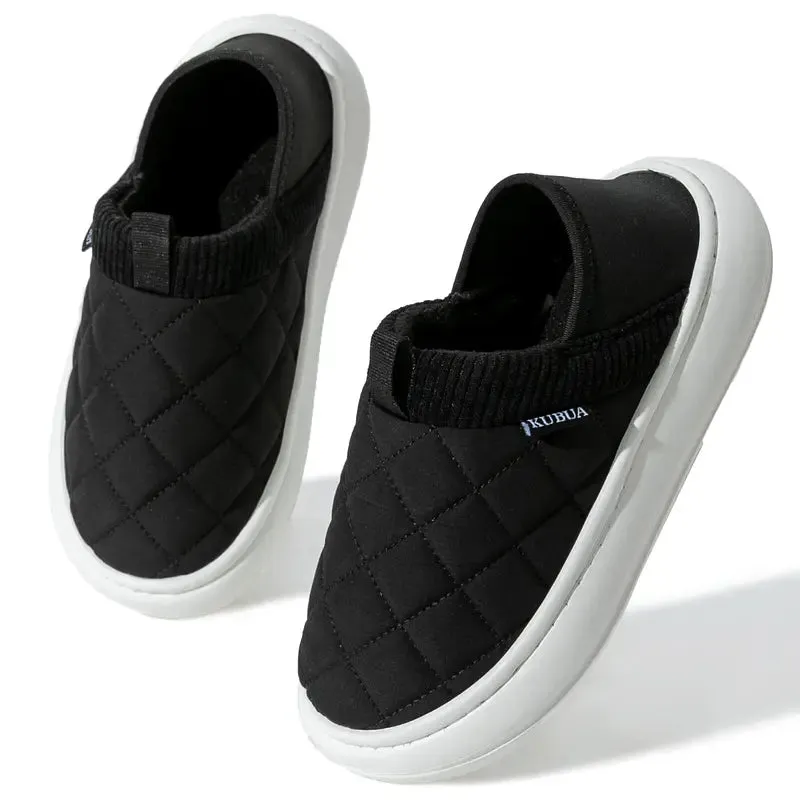 Kids Platform Slippers Indoor Girls House Shoes Outdoor Boys Slip on Garden Loafers