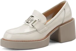 Loafers for Women Women's Thick Heel Casual Platform Shoes Comfortable Flat Footwear for Everyday Wear