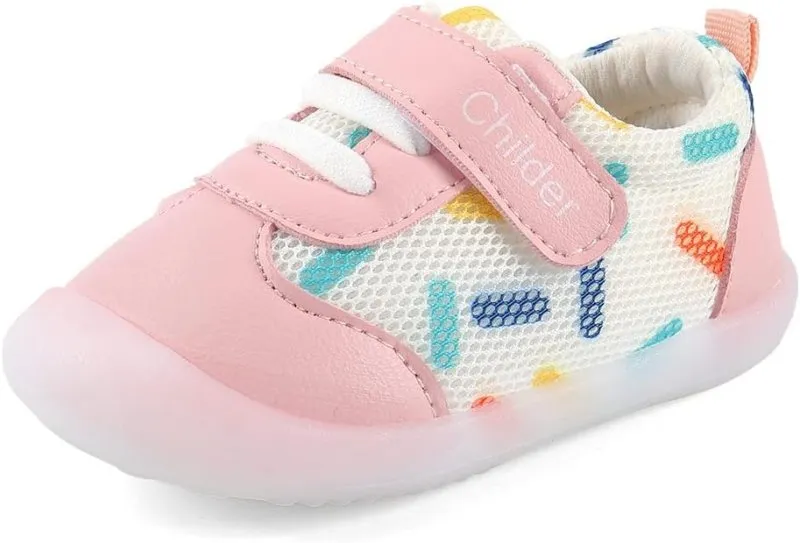 MASOCIO Baby Boys Girls First Walking Shoes Infant Toddler Trainers Anti-Slip Shoes