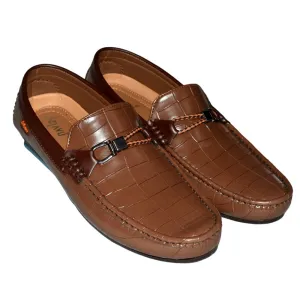 Men Premium Quality 100% Cow Leather BROWN 6063