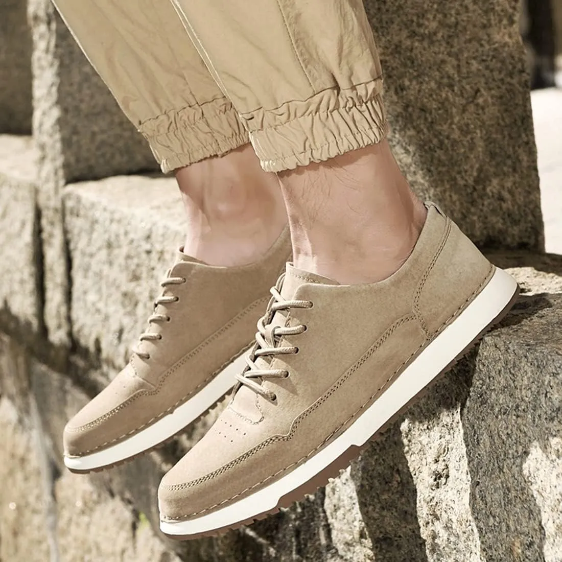 Minishion Mens Casual Trainers Walking Gym Fashion Sneakers 1983#