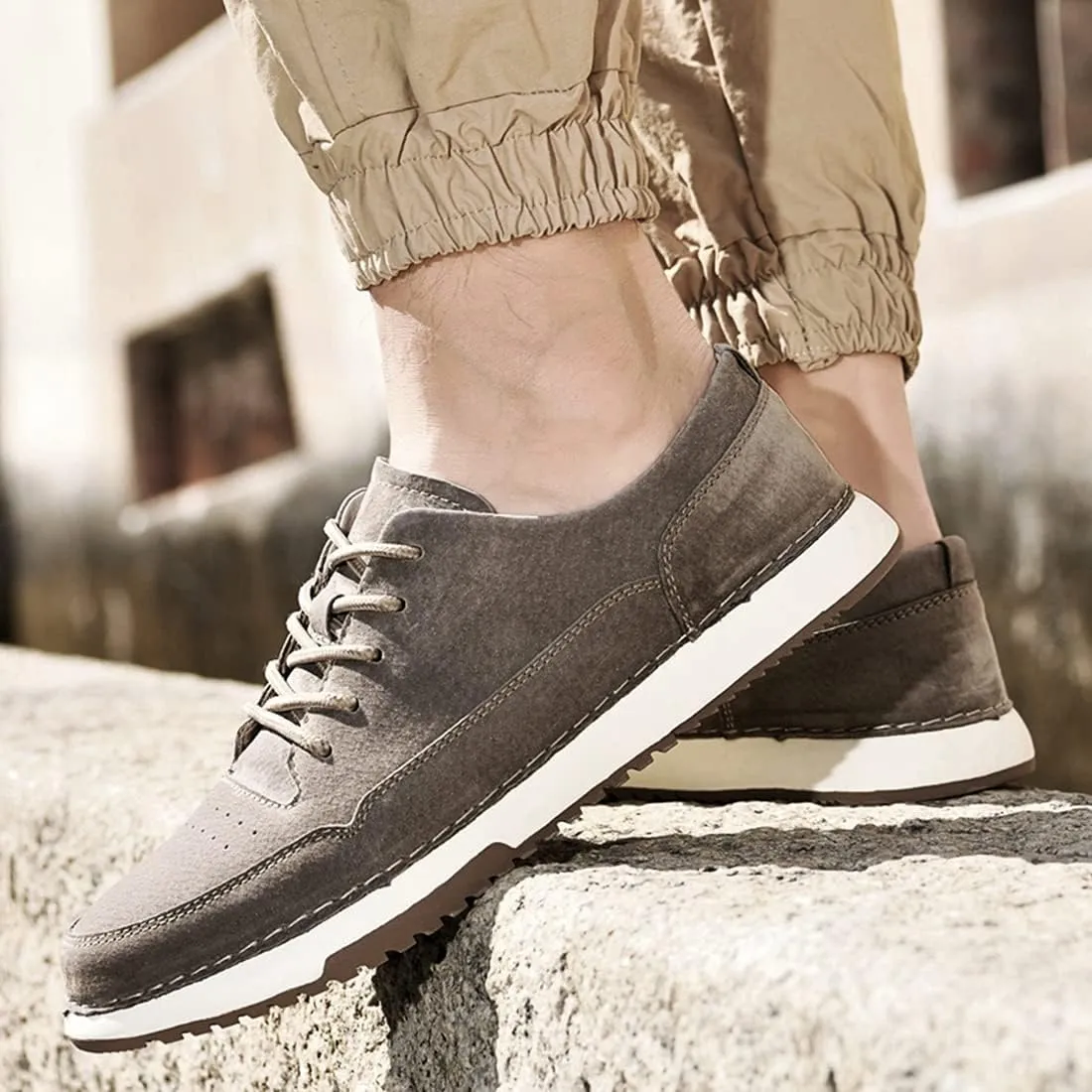 Minishion Mens Casual Trainers Walking Gym Fashion Sneakers 1983#