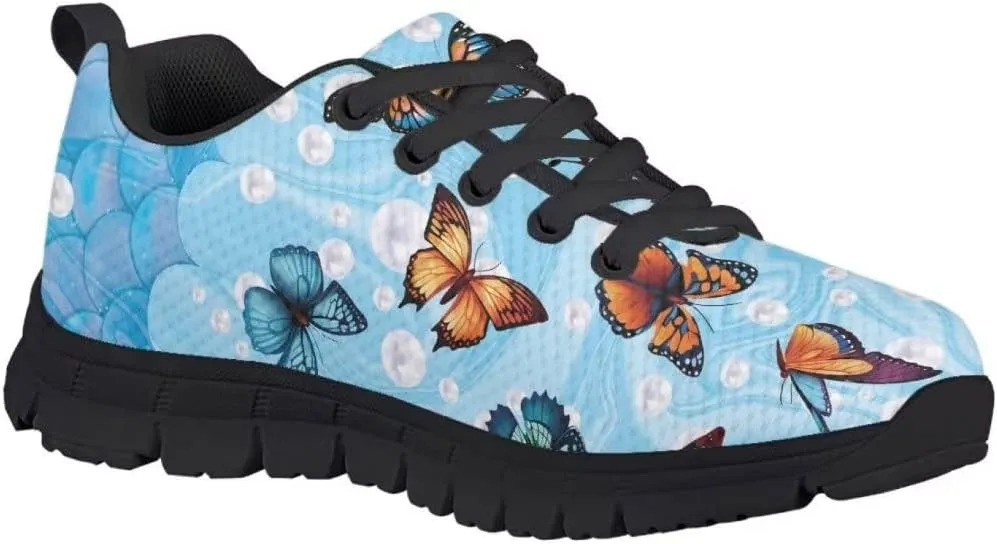 Pinupub 2023 Novelty Sports Shoes for Boys Girls Colorful Print Breathable Soft Lace-up Sneakers