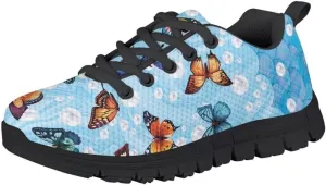 Pinupub 2023 Novelty Sports Shoes for Boys Girls Colorful Print Breathable Soft Lace-up Sneakers