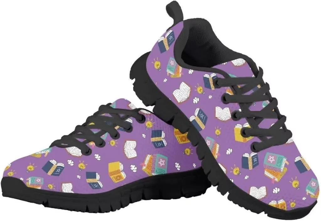 Pinupub Kids Casual Sports Shoes Colorful Print Comfort Breathable Slip On Sneakers for Boys Girls