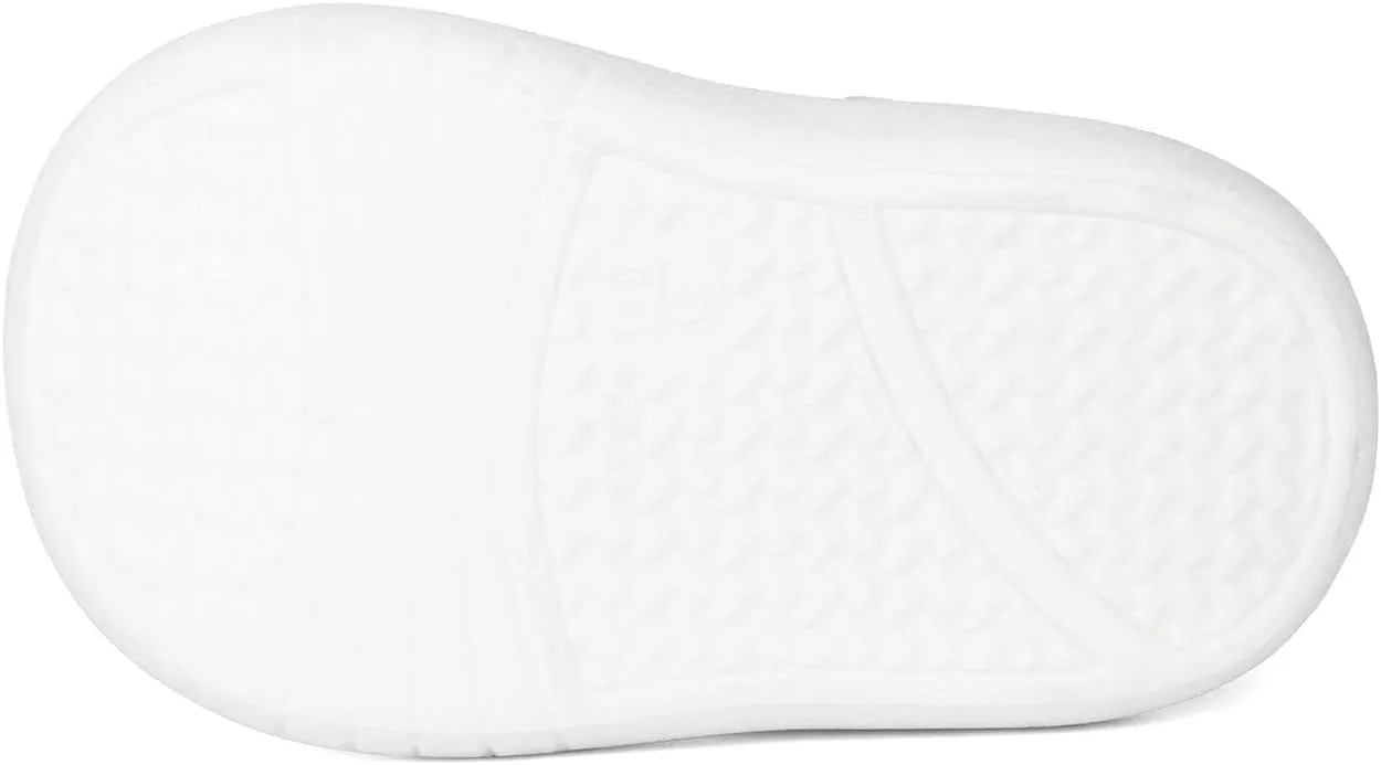 QIETION Baby First-Walking Shoes Trainers Toddler Infant Boys Girls Soft Sole Non Slip Cotton Canvas Mesh Breathable Lightweight TPR Material Slip-on Sneakers Outdoor