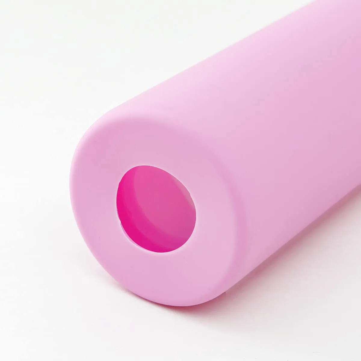 The Better Home Borosilicate Glass Water Bottle with Sleeve (500ml) | Non Slip Silicon Sleeve & Bamboo Lid | Fridge Water Bottles for Men, Women & Kids | Water Bottles for Fridge | Pink (Pack of 1)