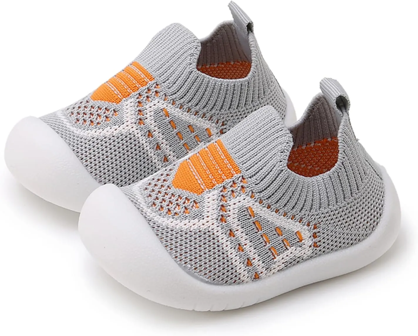 WILLFUN Toddler Boy Girl Mesh Sneakers Baby Knitted Walking Shoes Infant Soft Sole Trainers 1-3 Year-Old Little Kid Breathable Outdoor Shoes