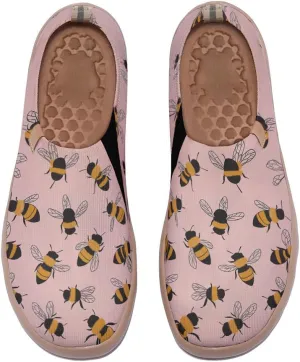 Women's Animal Illustrations Design Slip-On Textile Fabric Shoes Stylish Comfortable Casual Loafers Lightweight Everyday Travel Footwear