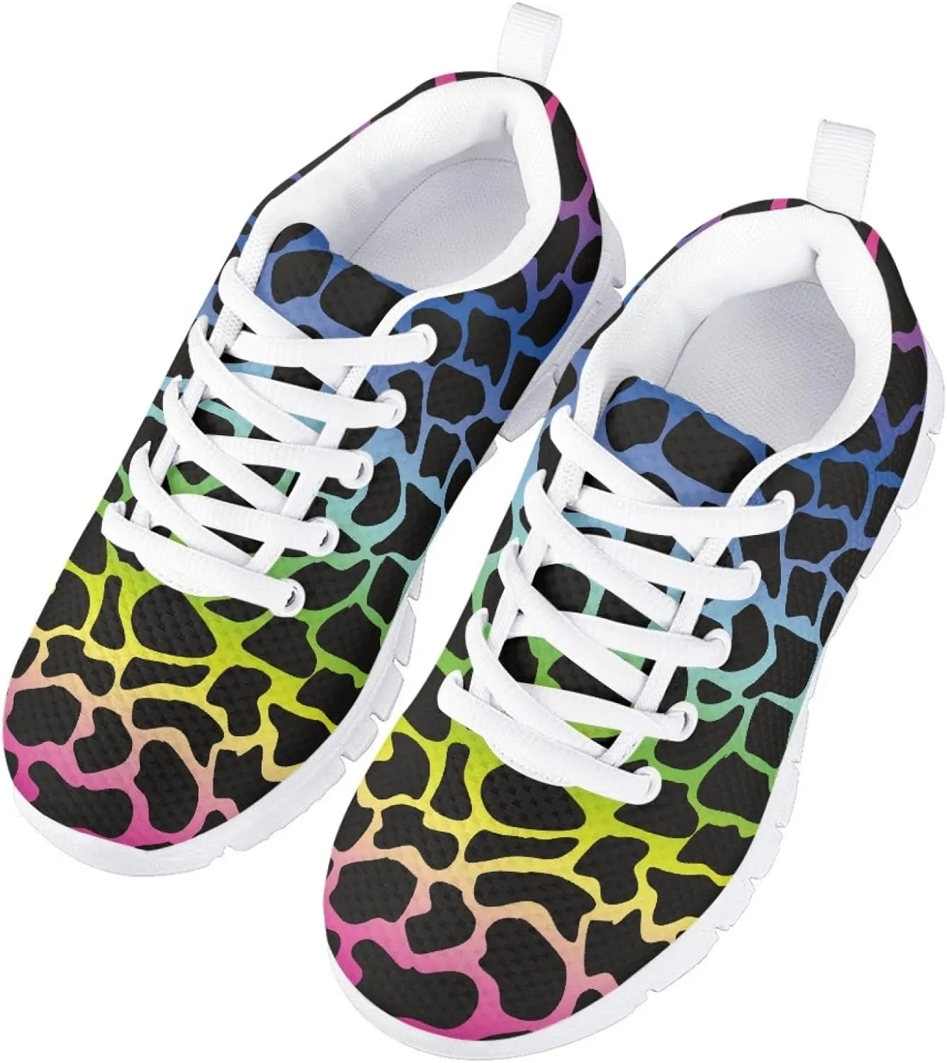 Yzaoxia Sneakers for Girls Kids Running Shoes Light Weight Non-Slip Comfortable Sneakers Breathable Mesh Walking Athletic Size 11-5