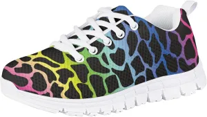 Yzaoxia Sneakers for Girls Kids Running Shoes Light Weight Non-Slip Comfortable Sneakers Breathable Mesh Walking Athletic Size 11-5